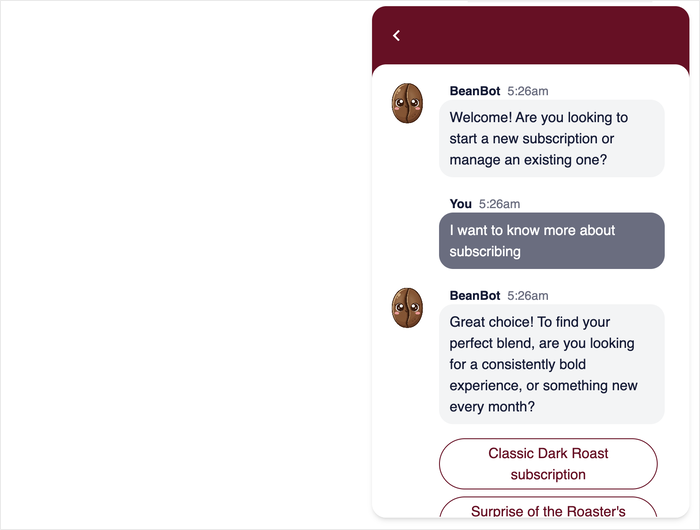 chat funnels example for wpchat plugin