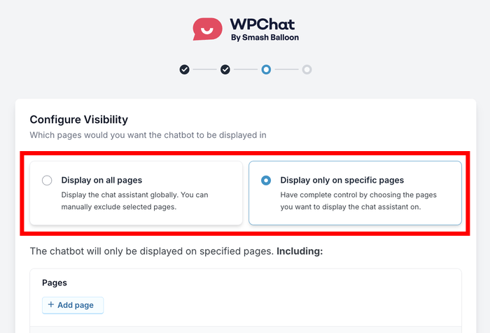 pick where you want to show your wordpress faq widget