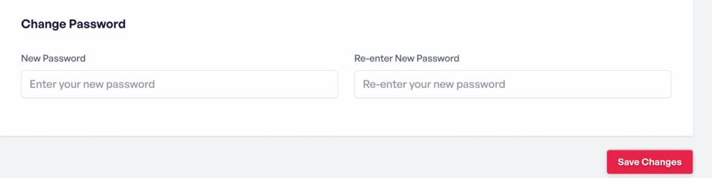 Password Change Internally