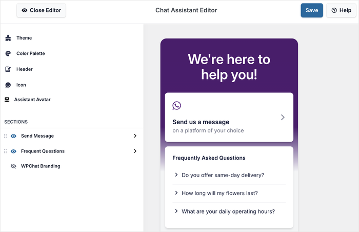 live editor for your elementor faq widget