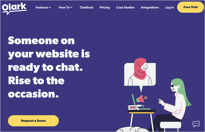 olark click to chat service