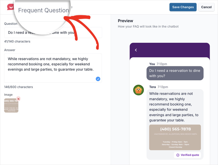 start managing your faqs