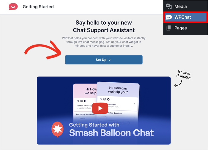 create a faq widget using wpchat