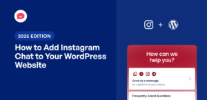 how to add instagram chat to your wordpress website