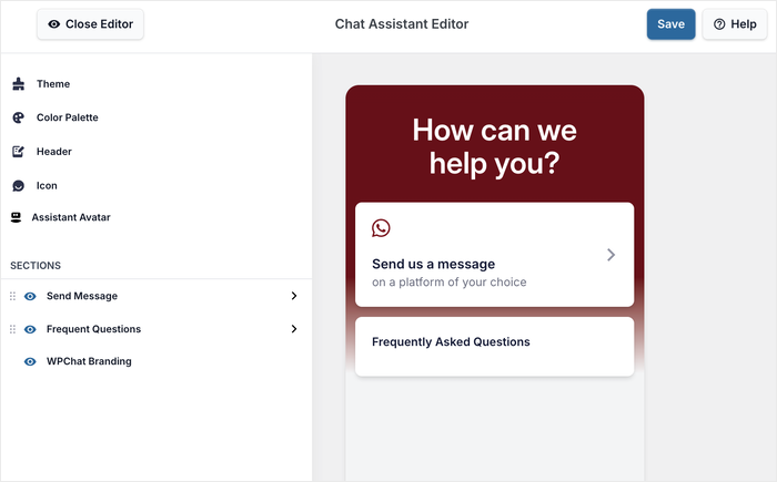 live editor for your instagram chat assistant