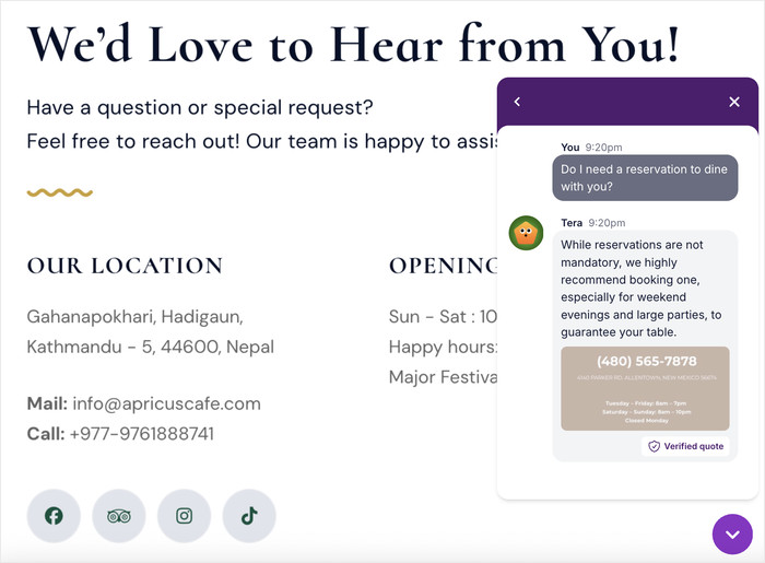 example of an faq entry on a website