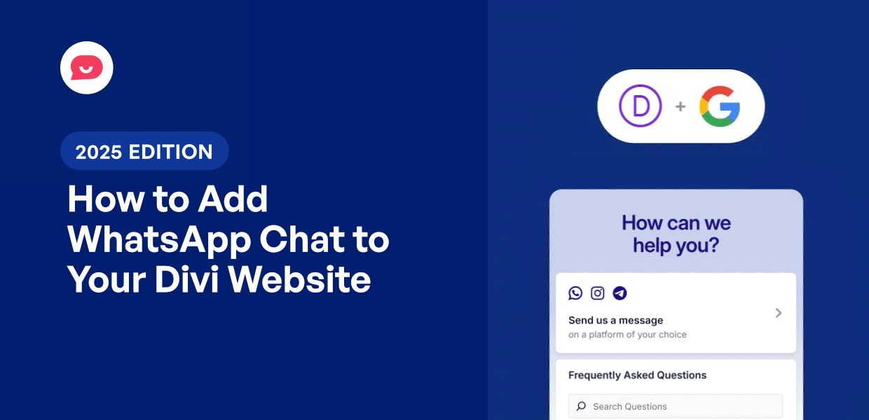 How to Add WhatsApp Chat to Your Divi Website Easily (in 5 Steps)