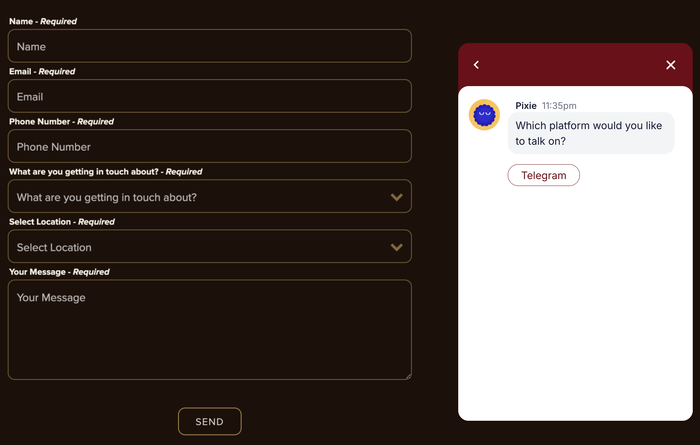 example of a wordpress telegram bot