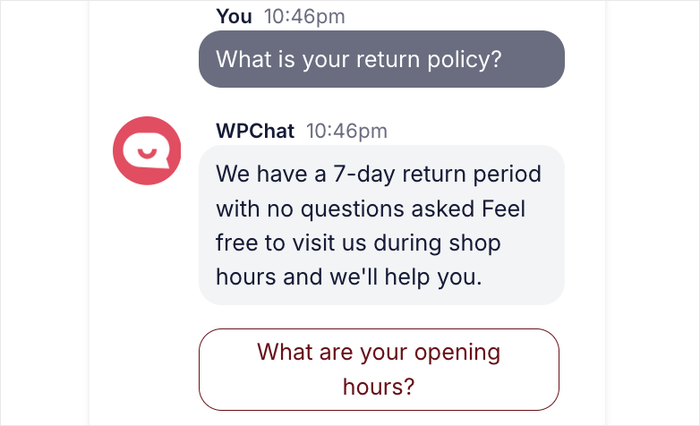 link messages into a funnel wpchat