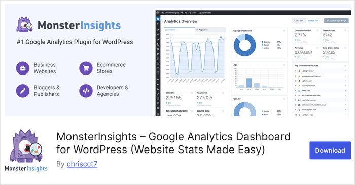monsterinsights plugin for small businesses