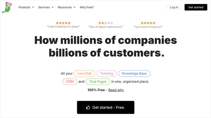 tawk to website homepage