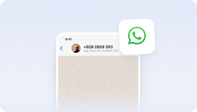 Provide support to customers on WhatsApp