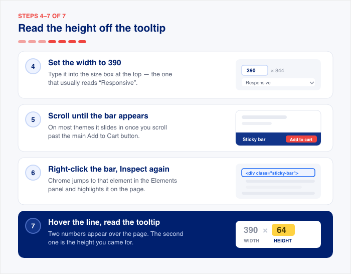 how to find the exact height you need