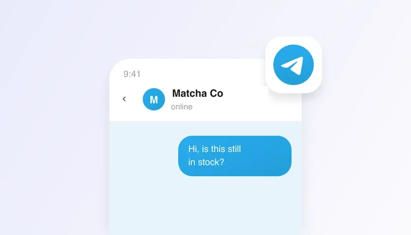 Telegram works too